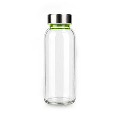 Glass Bottle 300ML Clear Round with Lid Reusable - SNH Packing