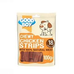 GOOD BOY Armitage Chewy Chicken Strips 100gm - SNH Packing