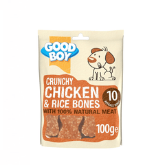 GOOD BOY Armitage Crunchy Chicken & Rice Bones Dog Treats 100g - SNH Packing