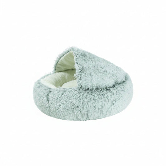 Grizzly Snuggle Cat Bed Green - 50cm - SNH Packing