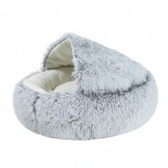 Grizzly Snuggle Cat Bed Grey - 50cm - SNH Packing