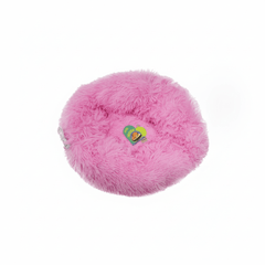 Grizzly Velor Plush Round Bed Pink Large - 71 x 20cm - SNH Packing