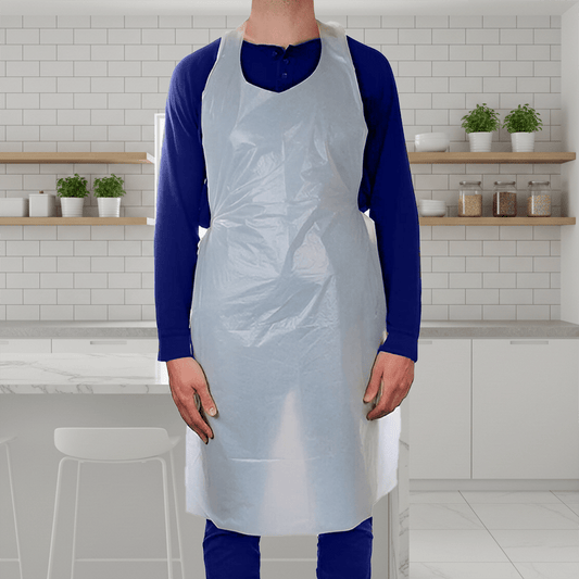 HDPE Plastic Apron – Disposable 100 PCS PKT - SNH Packing
