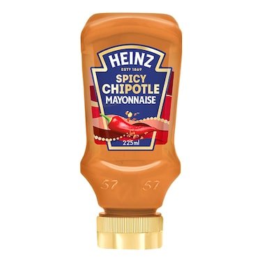 Heinz Spicy Chipotle Mayonnaise Top - Down Squeeze Bottle 225ml - SNHÂ Packing