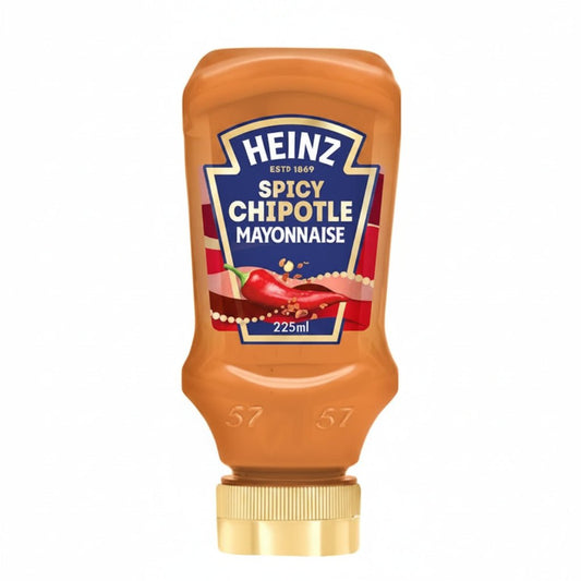 Heinz Spicy Chipotle Mayonnaise Top Down Squeeze Bottle 225ml - SNH Packing
