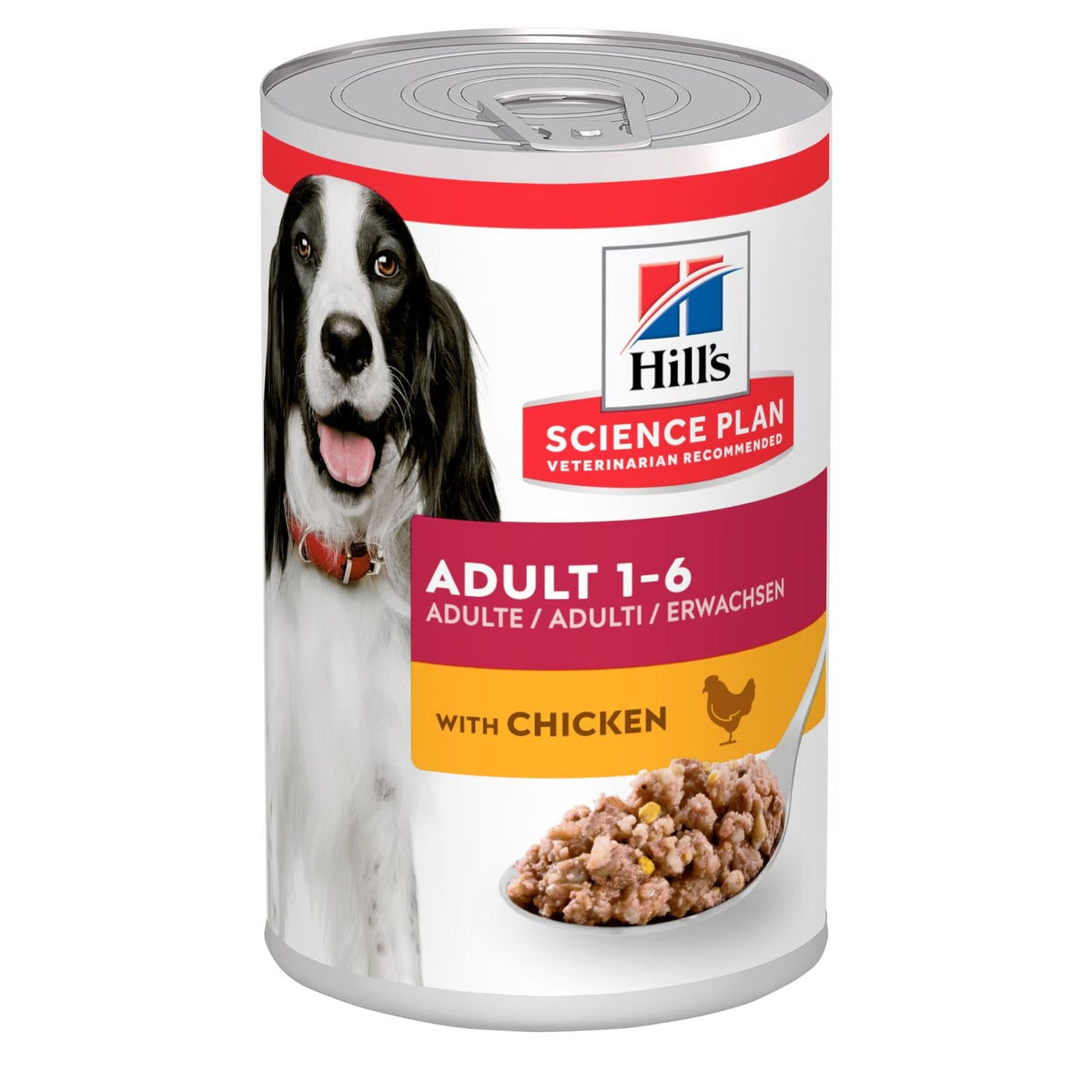 Hills Science Plan Adult Dog Food With Chicken 12x370g - SNH Packing