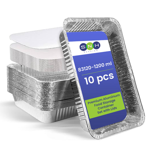 Aluminium Container AC83120 With Lid 1200ML
