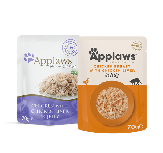 Applaws Chicken with Liver in Jelly Adult Wet Cat Food 70g Pouch