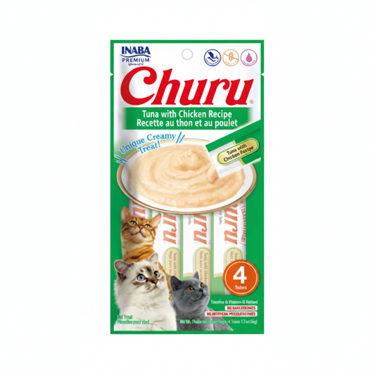 Inaba Churu Tuna with Chicken Recipe 4PCS/PK – 56g
