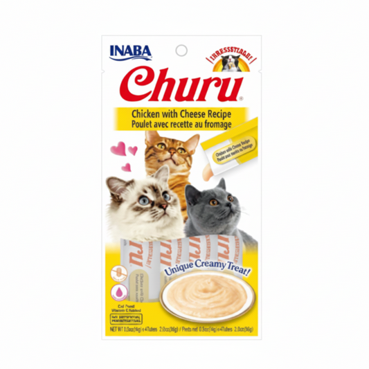 Inaba Churu Chicken with Cheese Recipe 4PCS/PK – 56g