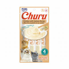 Inaba Churu Chicken with Salmon Recipe 4PCS/PK – 56g
