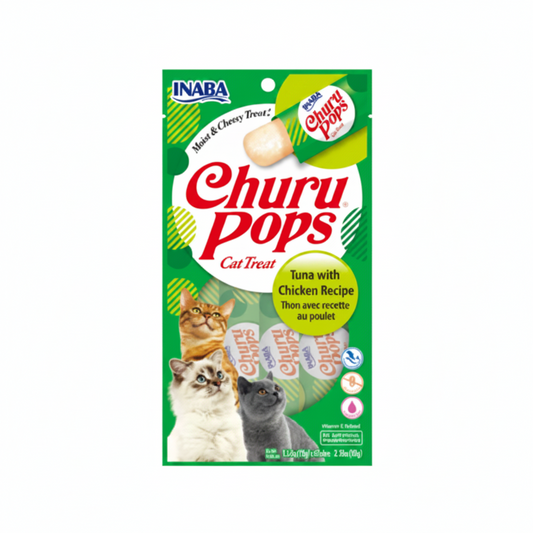 Inaba Churu Pops Tuna with Chicken 4PCS/PK - 60g