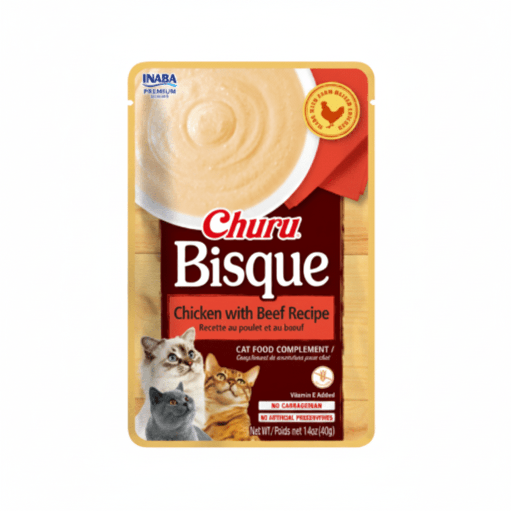 Inaba Churu Bisque Chicken with Beef Recipe 40G - SNH Packing