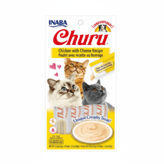 Inaba Churu Chicken with Cheese Recipe 4PCS/PK – 56g - SNH Packing