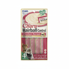 Inaba Churu Hairball Control- Chicken Recipe 4PCS/PK – 56g - SNH Packing