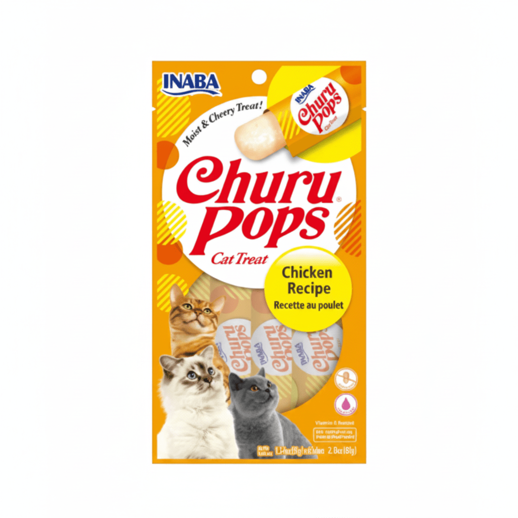 Inaba Churu Pops Chicken Recipe 4PCS/PK - 60g - SNH Packing