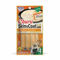 Inaba Churu Skin & Coat- Chicken Recipe 4PCS/PK – 56g - SNH Packing