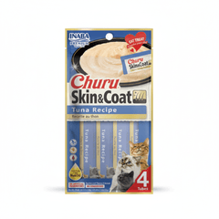 Inaba Churu Skin & Coat- Tuna Recipe 4PCS/PK – 56g - SNH Packing
