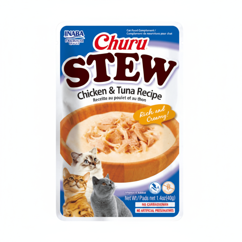 Inaba Churu Stew Chicken & Tuna Recipe 40G - SNH Packing