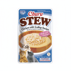 Inaba Churu Stew Chicken with Scallop Recipe 40G - SNH Packing