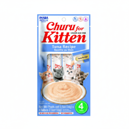 Inaba Churu Tuna Recipe for Kitten 4PCS/PK – 56g - SNH Packing