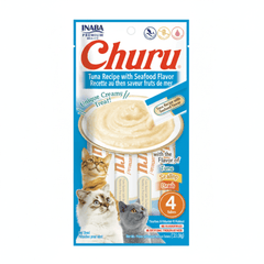 Inaba Churu Tuna Recipe with Seafood Flavor 4PCS/PK – 56g - SNH Packing
