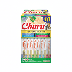 Inaba Churu Tuna & Seafood Variety Box 40PCS - SNH Packing