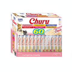Inaba Churu Tuna Seafood Variety Box 60PCS/PK - 840g - SNH Packing