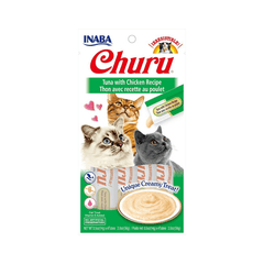 Inaba CHURU TUNA WITH CHICKEN 56g/4 sticks per pack - SNH Packing
