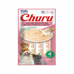 Inaba Churu Tuna with Salmon Recipe 4PCS/PK – 56g - SNH Packing