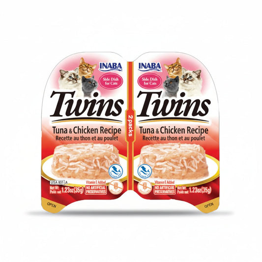 Inaba Twins Tuna & Chicken Recipe - 2x35g - SNH Packing