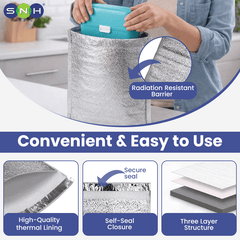 Insulated Thermal Pouches – Durable Food Delivery & Storage - SNH Packing