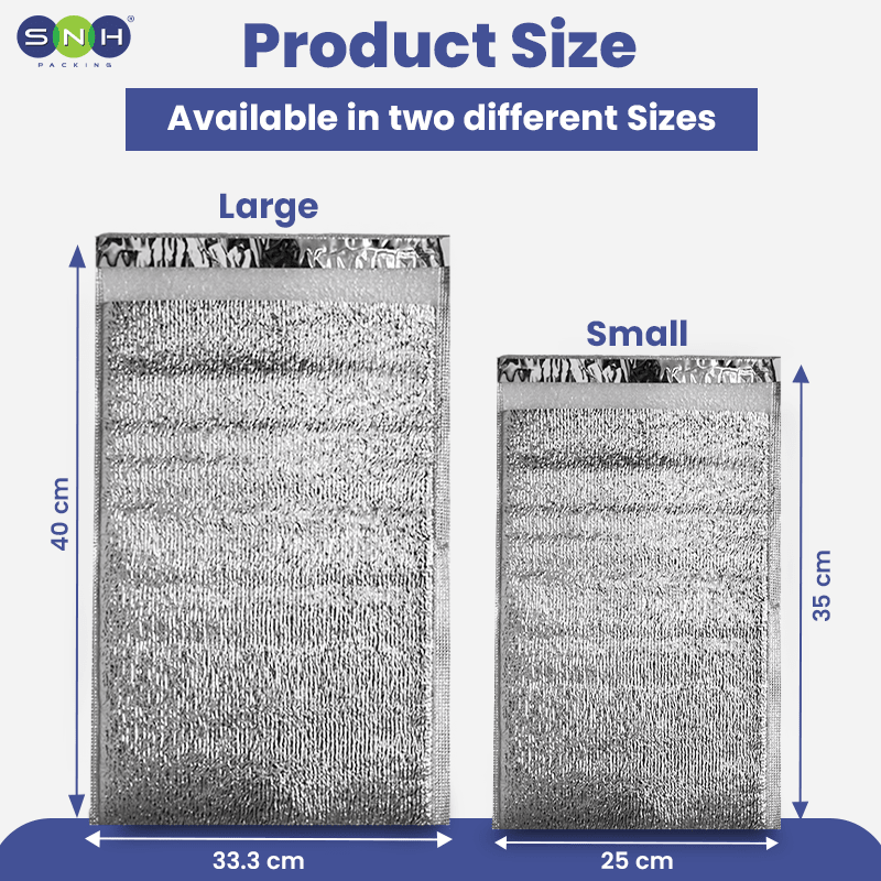 Insulated Thermal Pouches – Durable Food Delivery & Storage - SNH Packing