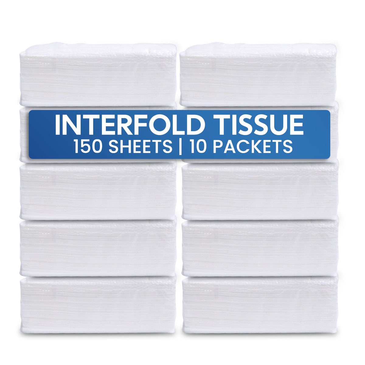 Interfold Tissue 1 Ply 150 Sheets Soft & Absorbent - SNH Packing