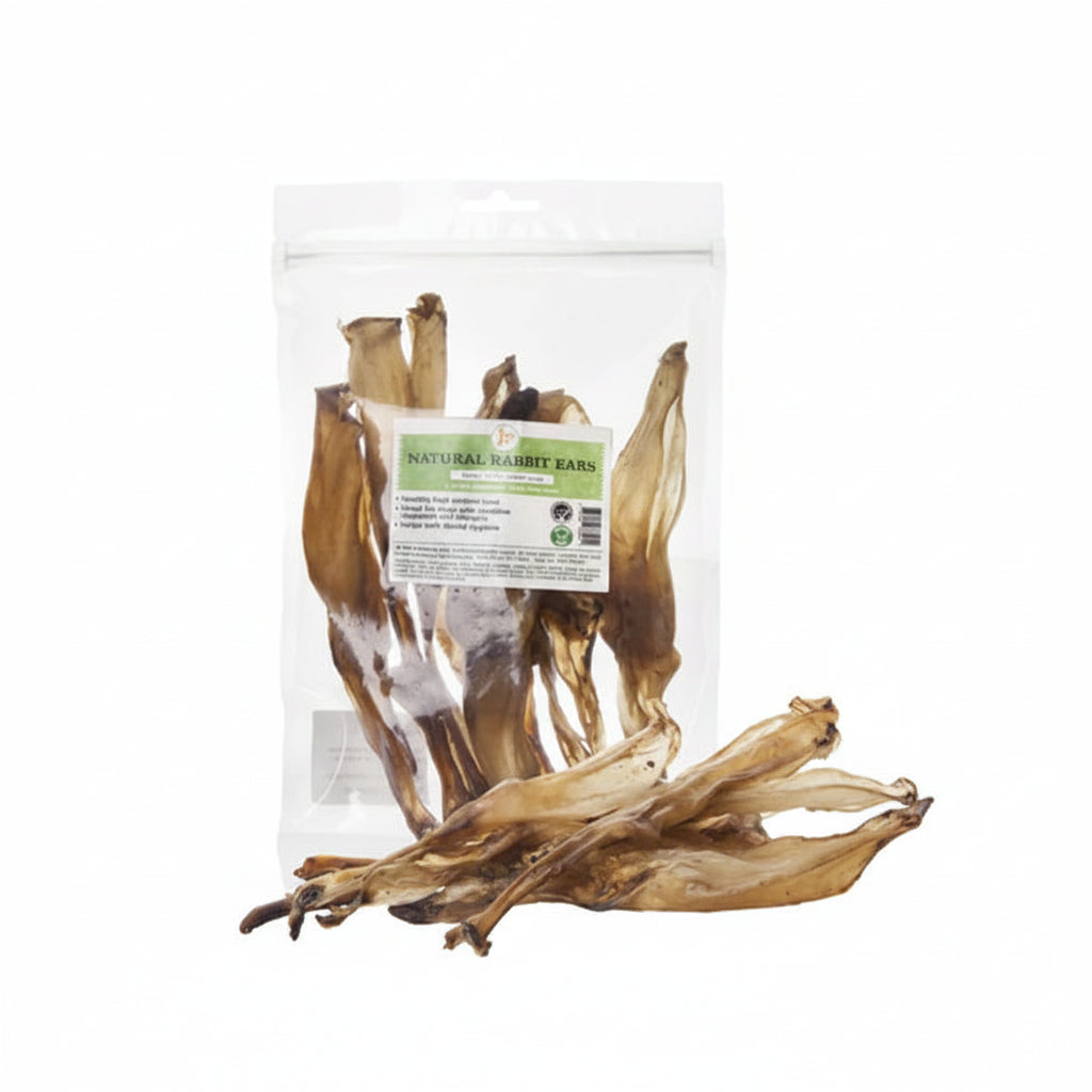 JR Natural Rabbit Ear Dog Treats 100 g