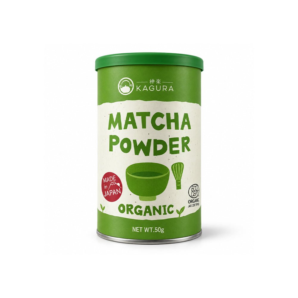 Kagura Organic Matcha Green Tea Powder 50G Premium Japanese Matcha - SNH Packing