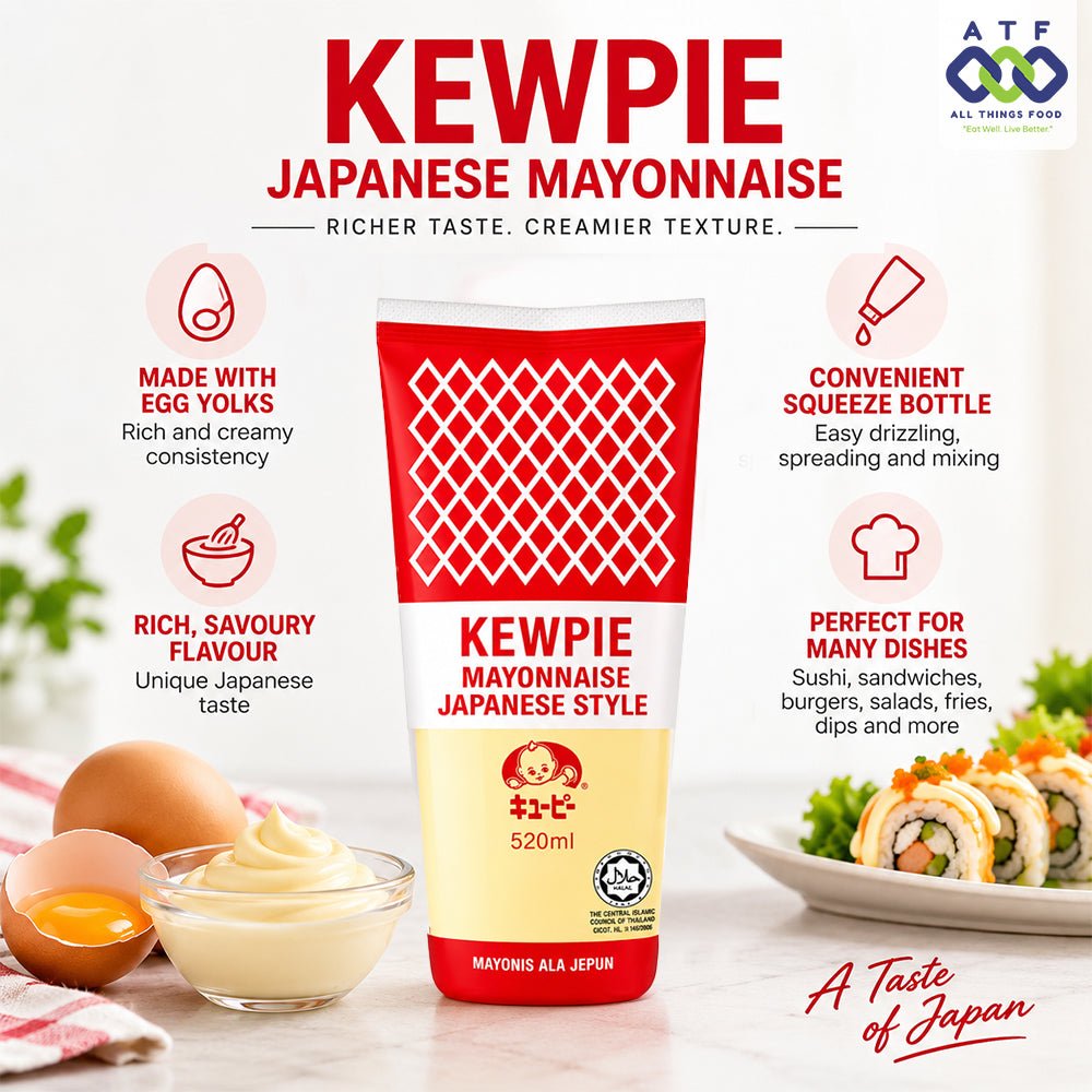 Kewpie Japanese Mayonnaise 520ml Egg Yolk Squeeze Bottle - SNH Packing