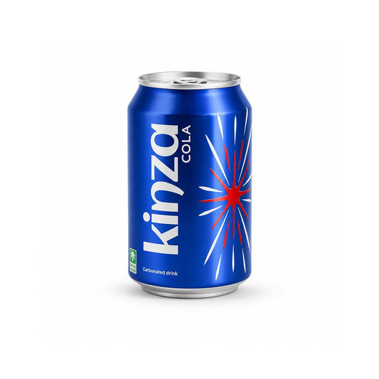 Kinza Cola Soft Drink Tin 300ml x 24 Classic Fizzy Taste - SNH Packing