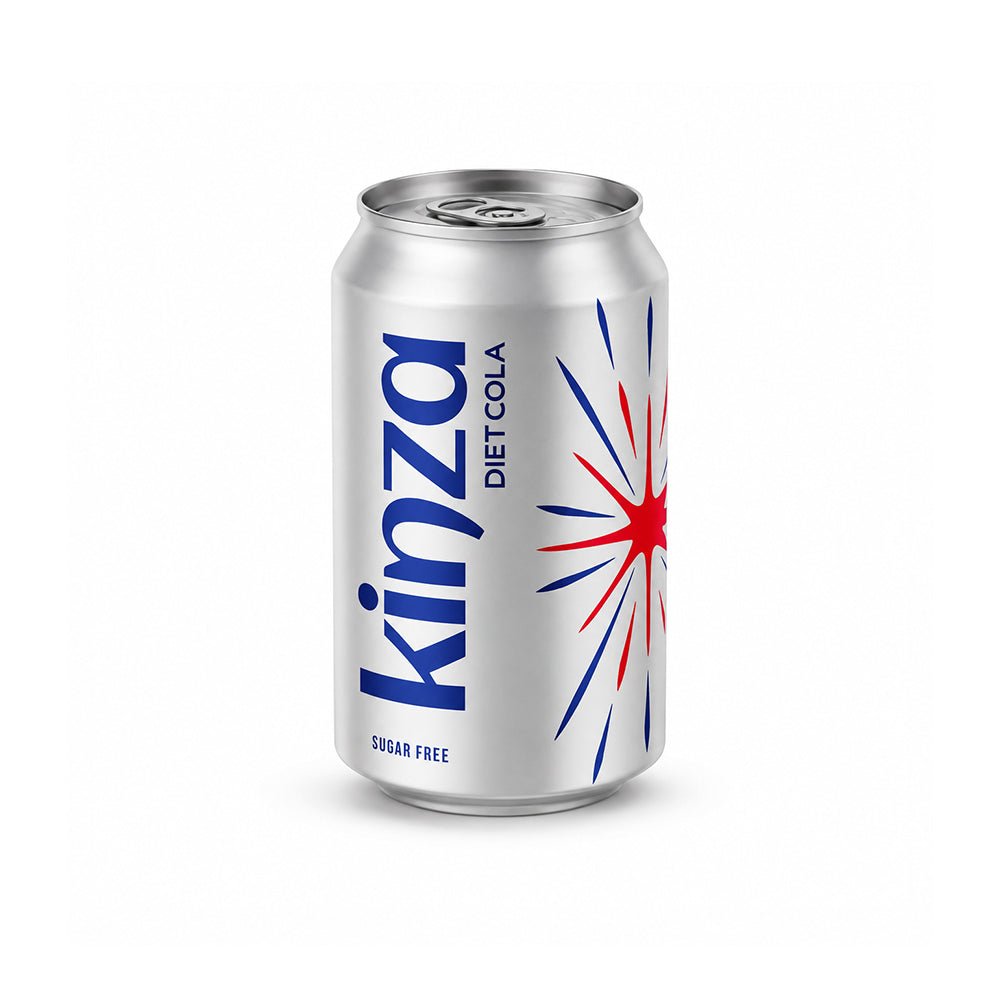 Kinza Diet Cola Sugar-Free Drink 300ml Beverage Can - SNH Packing