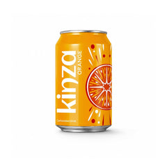 Kinza Orange-Flavored Drink 300ml 24 Tin Pack Citrus Drink - SNH Packing