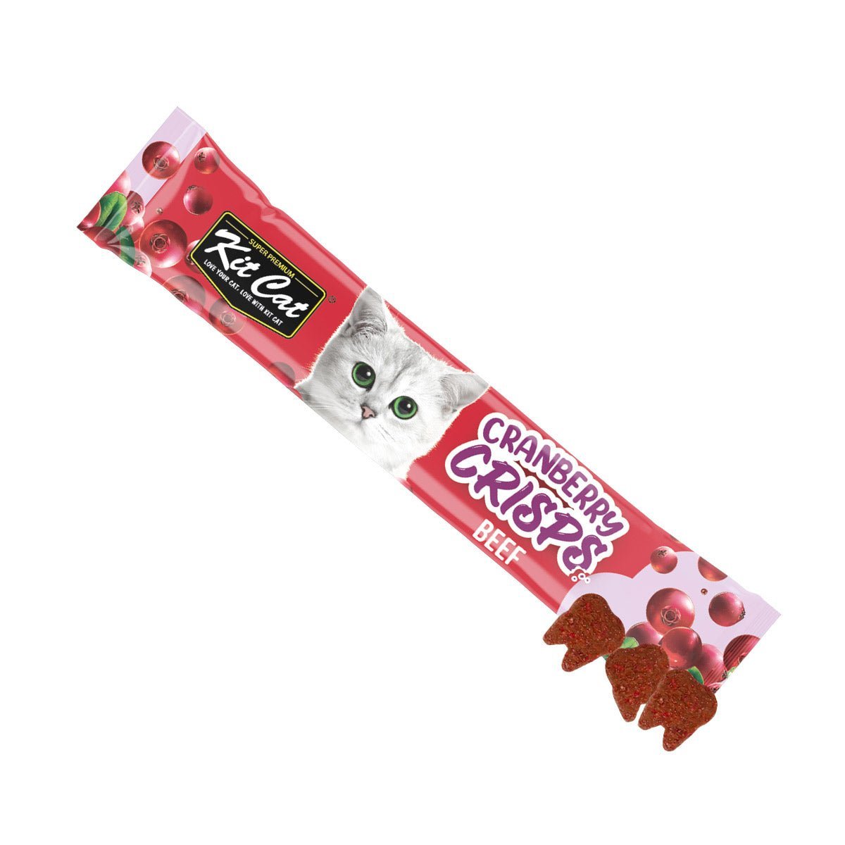 Kit Cat Cranberry Crisps Beef 20g - SNH Packing