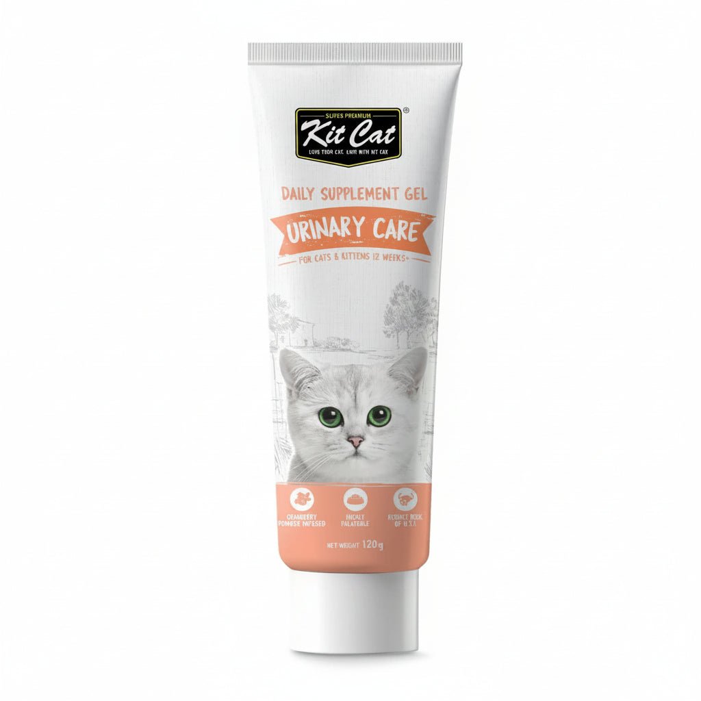 Kit Cat Daily Nutritional Supplement Gel For Cats & Kittens â€“ Urinary Care (120g) - SNH Packing