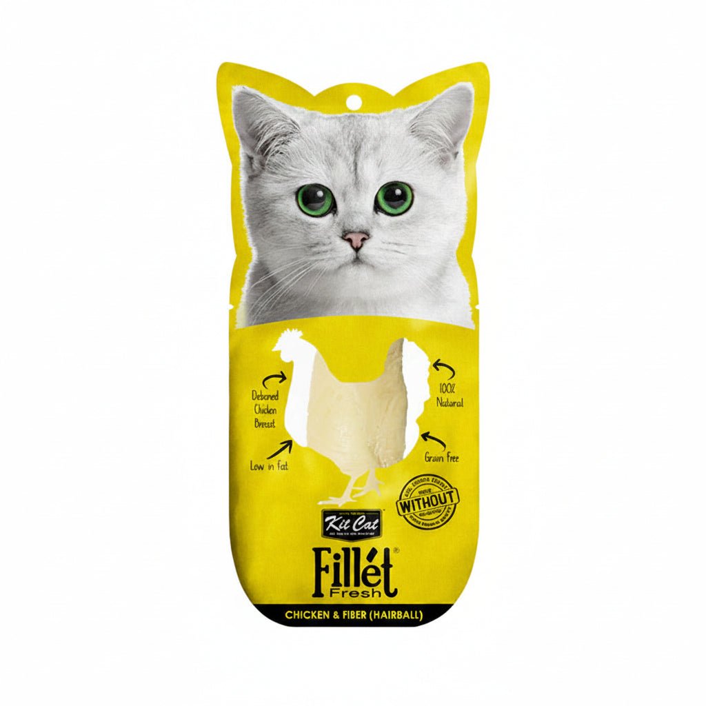 Kit Cat Fillet Fresh Chicken and Fiber (Hairball) - SNH Packing