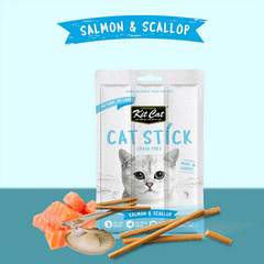 Kit Cat Grain Free Cat Stick Salmon & Scallop 15g - SNH Packing
