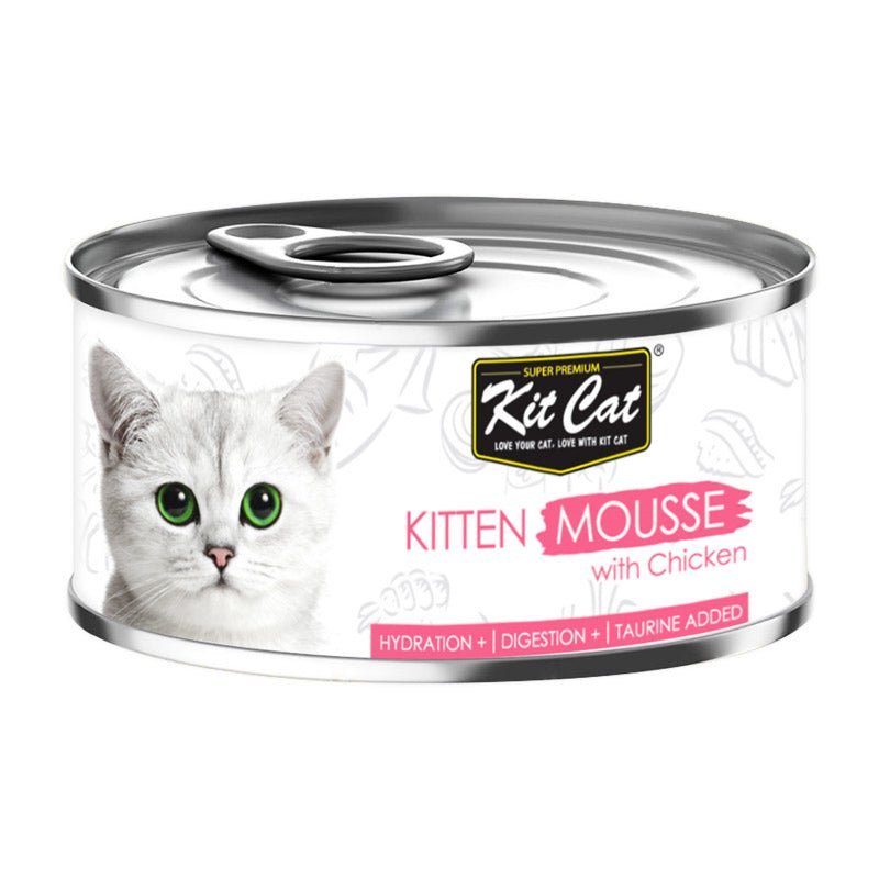 Kit Cat kitten Mousse With Chicken 80g - SNH Packing