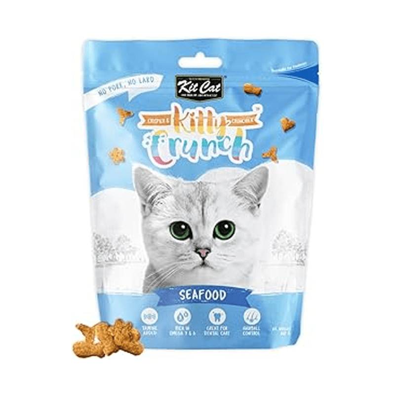 Kit Cat Kitty Crunch Seafood Flavor (60g) - SNH Packing