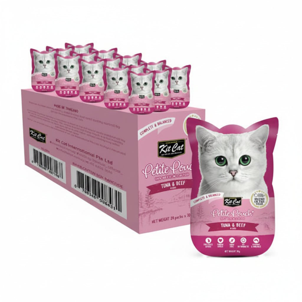 Kit Cat Petite Pouch 70g â€“ Tuna & Beef - SNH Packing