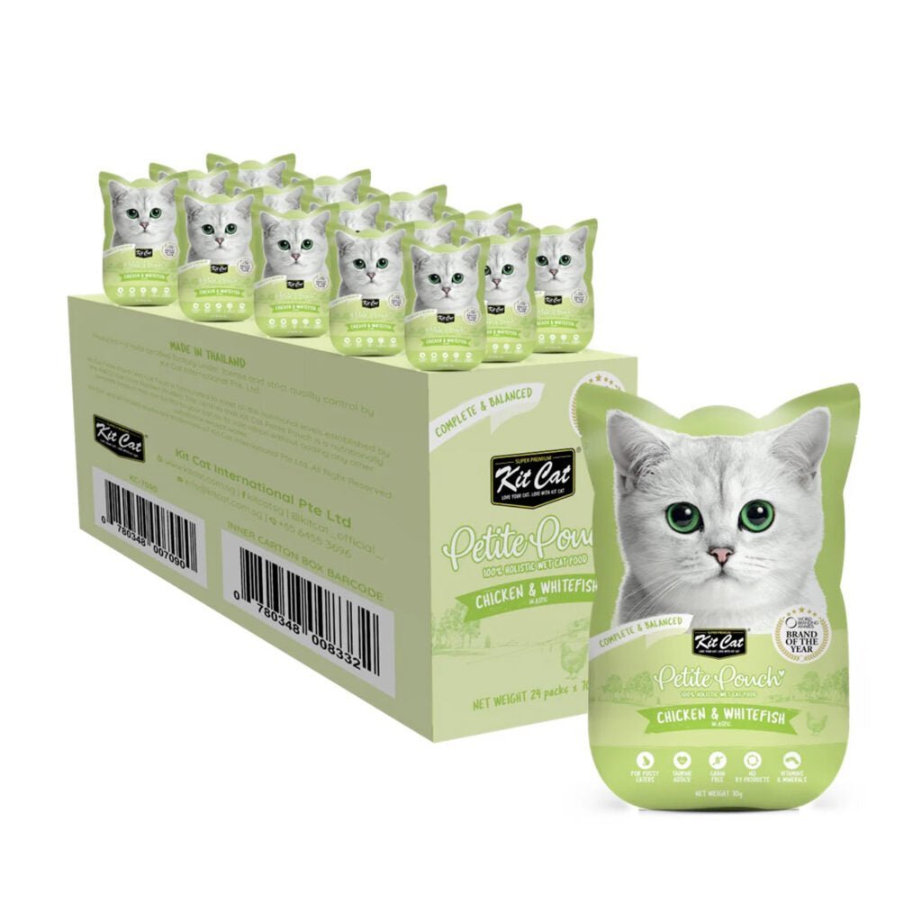 Kit Cat Petite Pouch 70g Chicken & Whitefish - SNH Packing