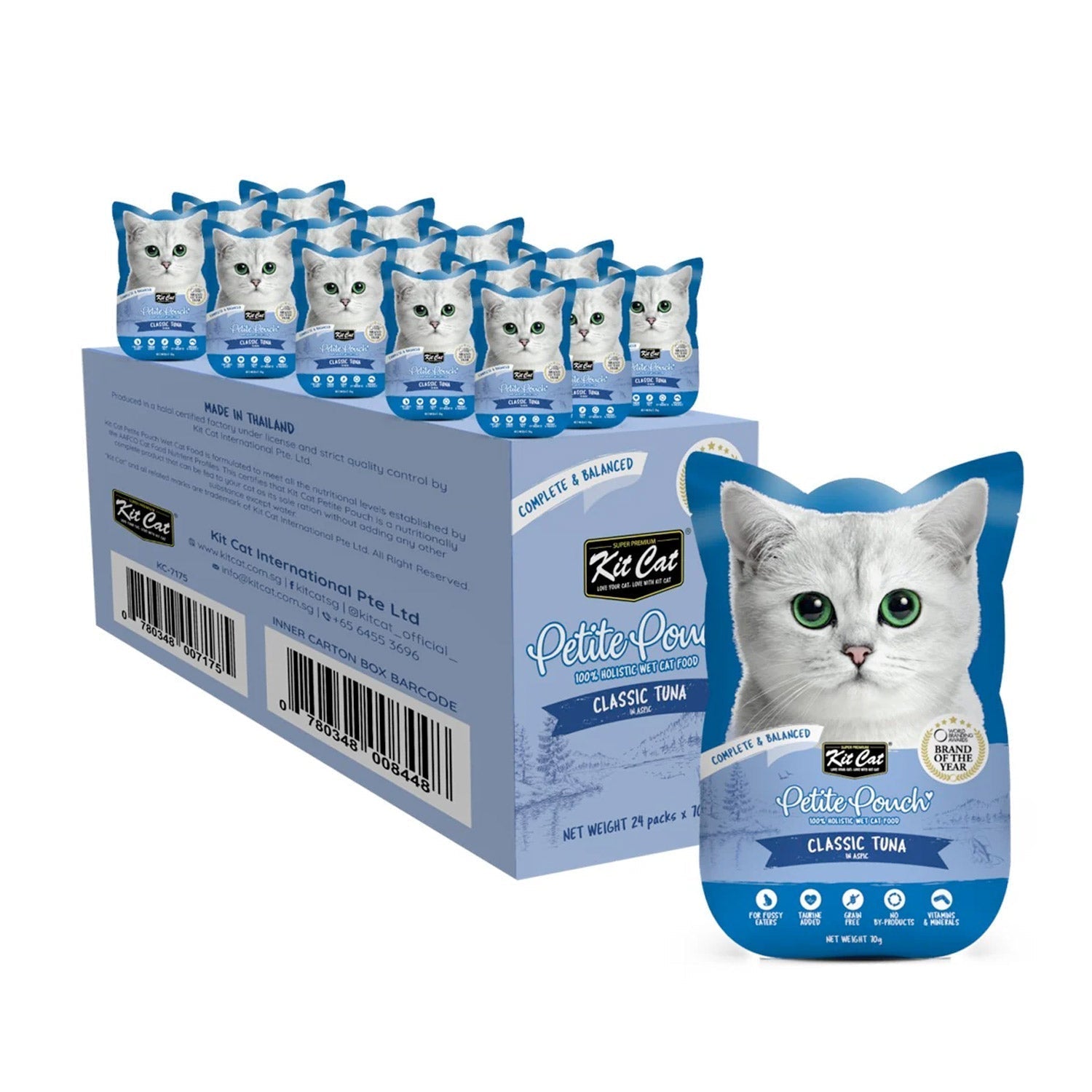 Kit Cat Petite Pouch 70g Classic Tuna - SNH Packing