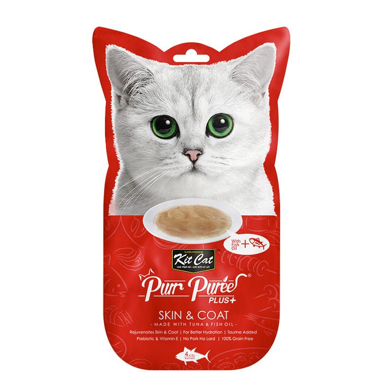 Kit Cat PureePlus Skin & Coat(Tuna) 60grm - SNH Packing